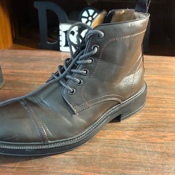 H&M Dark Brown Zip-up Ankle Boots - Picture 7 of 10